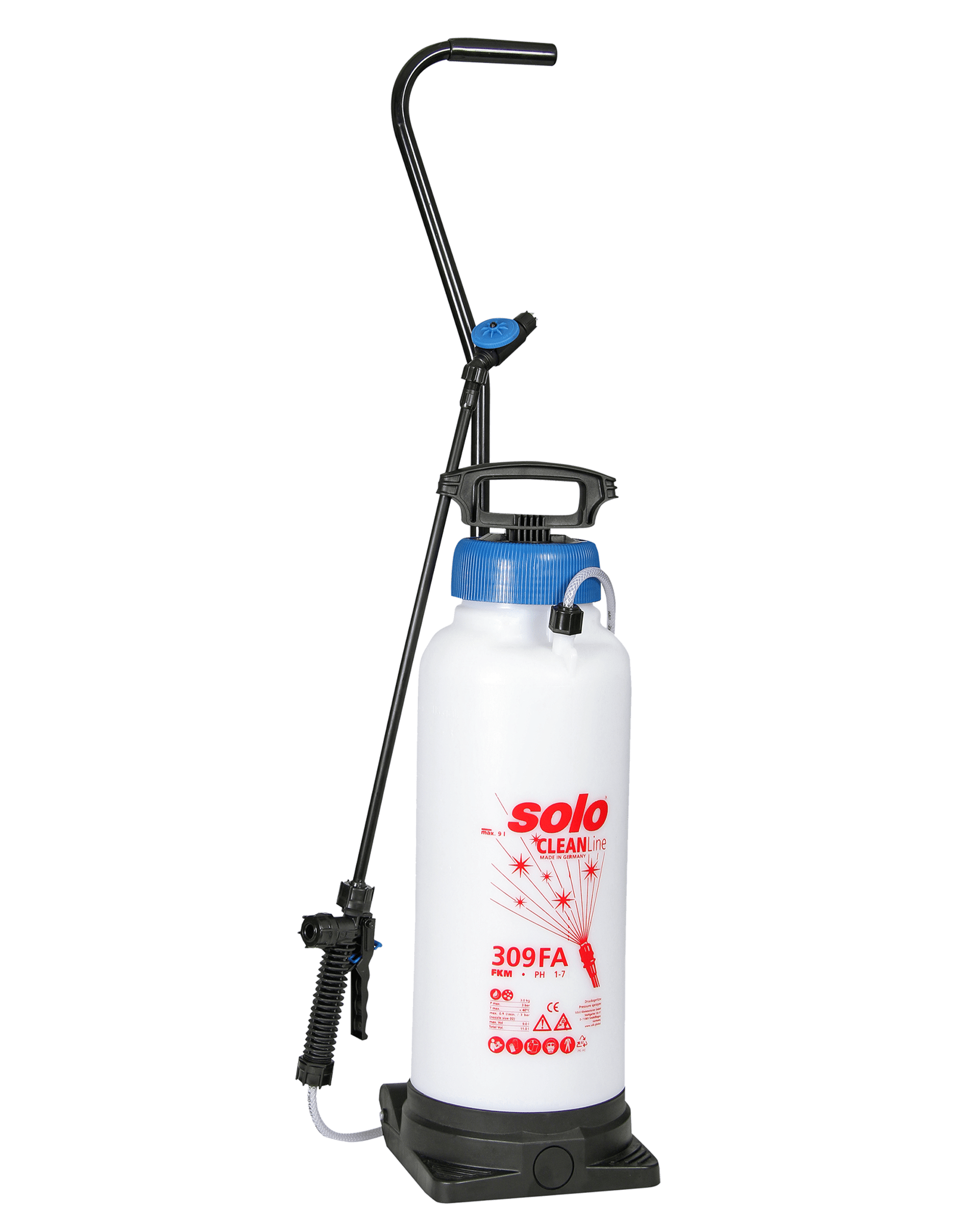Schaumsprüher groß, mit bis zu 9 Liter Füllvermögen