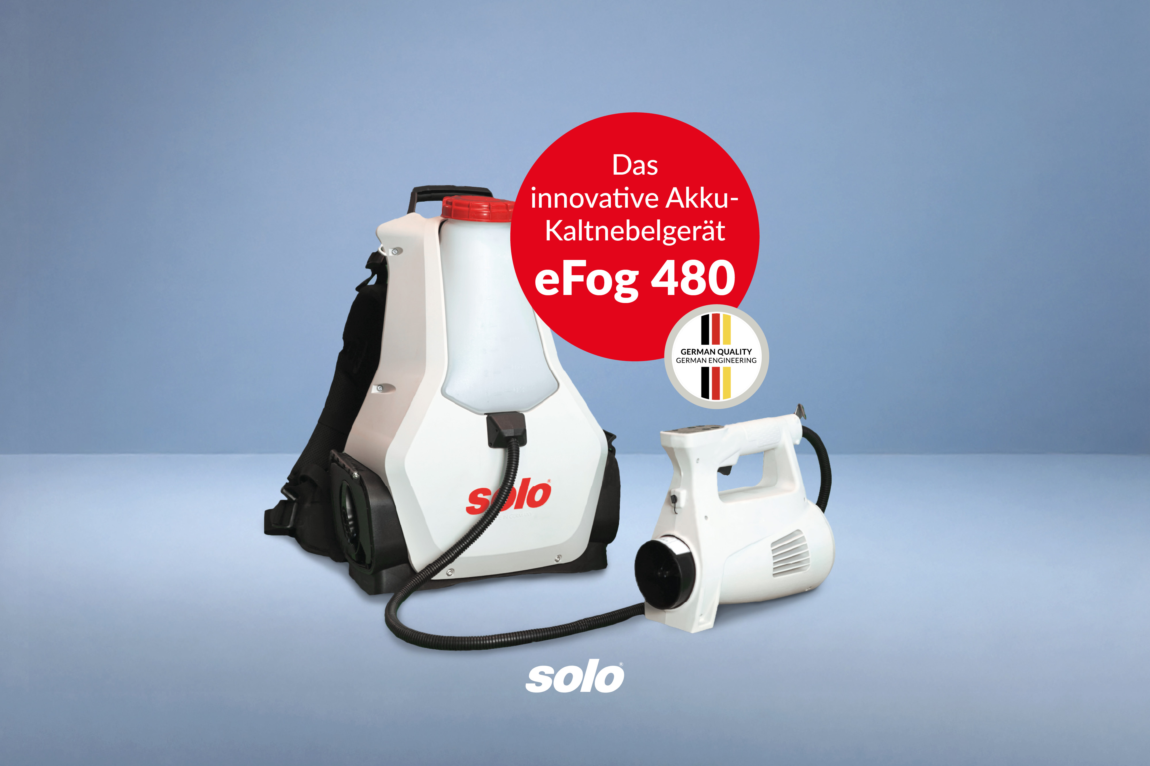 Jetzt neu: Das innovative Akku-Kaltnebelgerät eFog 480