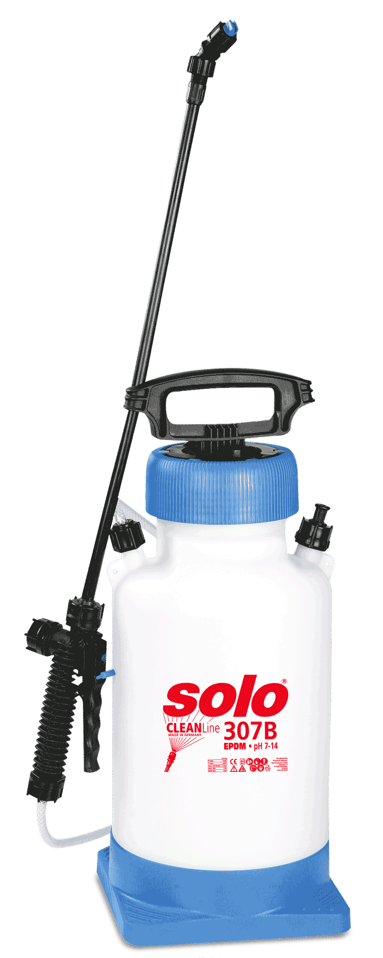 Drucksprüher für alkalische Mittel mit pH-Wert: 7 bis 14